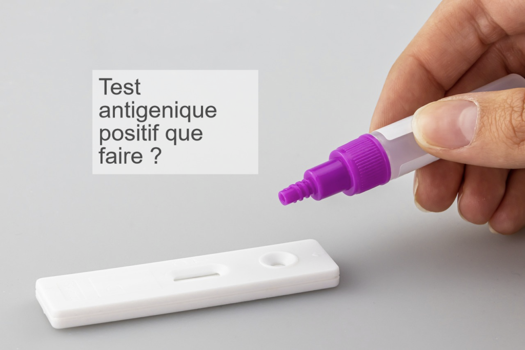 Test antigenique positif que faire ?